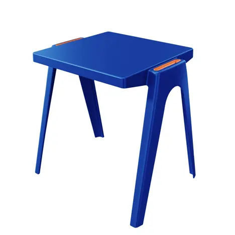 En Core - Connect Desk Size 6 - Royal Blue - Groove Mandarin Orange